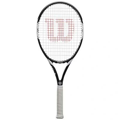 Abbildung von Wilson Tennisschläger, Federer Team 105, Unisex, Anfänger und Freizeitspieler, Griffstärke L1, Weiß/Schwarz, WRT30730U1