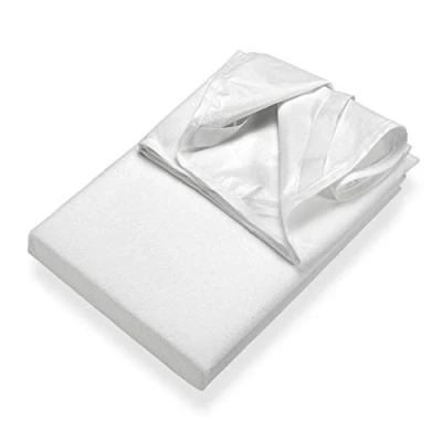 Abbildung von SETEX Wasserdichter Frottee Matratzenschutz, 90 x 200 cm großer Matratzenschoner, Generation, Weiß