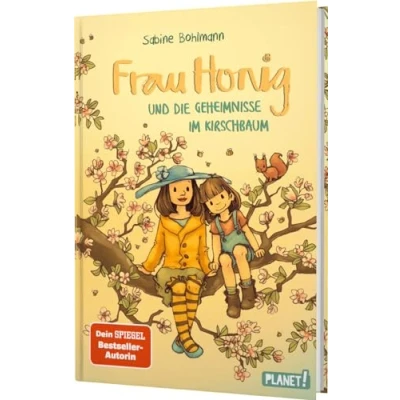 Abbildung von Frau Honig: Honig und die Geheimnisse im Kirschbaum: #LeseChecker*in Zweiter Platz beim Deutschen Kinderbuchpreis 2023