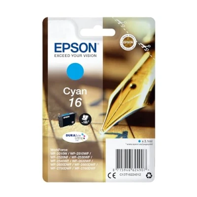 Abbildung von Epson 235M134 Original 16 Tinte Füller (WF 2630WF, WF 2650DWF, 2660DWF, 2750DWF, 2760DWF), cyan