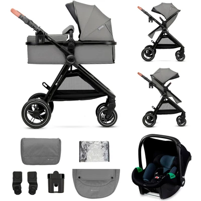 Abbildung von Kinderkraft ESME 2 in 1 Kombikinderwagen, Moonlight Grey, Kinderwagen,