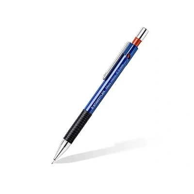 Abbildung von STAEDTLER 7755BK25DA Mars micro Druckbleistift 775 05 und Feinminen HB, 0. 5 mm, 1 Stück