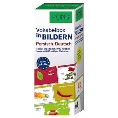 Abbildung von PONS Vokabelbox in Bildern Persisch Deutsch: Schnell und effizient 2.000 Vokabeln lernen mit 800 farbigen Bildkarten