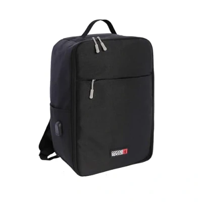 Abbildung von Coronel Tapiocca Herren Rucksack, Ryanair 40 x 20 25 cm, Reisekabinenrucksack, geeignet für Jede Reise und Fluggesellschaft, Soho, Schwarz, Estándar