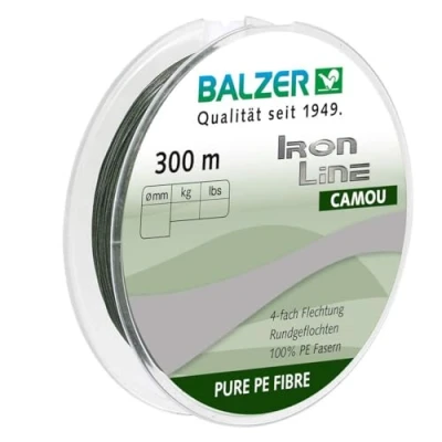 Abbildung von Balzer Iron Line 4 Camou 300 m Spule 0,16 mm/10,2 kg