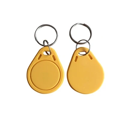 Abbildung von YARONGTECH® MIFARE Classic 1K RFID Schlüsselanhänger Tag 13.56MHz ISO14443A Gelb 10pcs