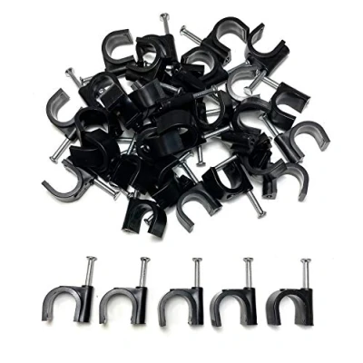 Abbildung von Kabelschellen Nagelschellen für Kabel 16mm, Schwarz 50 Stück