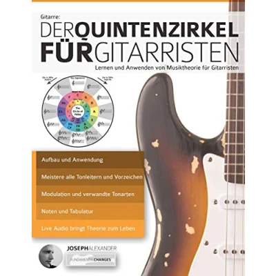 Abbildung von Gitarre: Der Quintenzirkel für Gitarristen: Lernen und Anwenden von Musiktheorie für Gitarristen (Theorie Technik Gitarre lernen, Band 2)