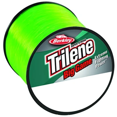 Abbildung von Berkley Trilene Big Game Monofile Angelschnur, 25LB 11,4kg, 600m, Solar