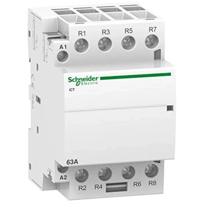 Abbildung von Schneider Electric A9C20864 ICT Installationsschütze,, acti9, 63 A, 4 NO, 220 240 V Wechselstrom, 50 Hz, weiß