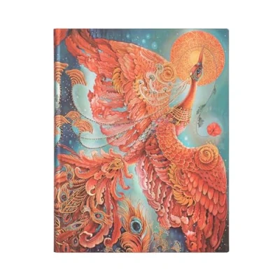 Abbildung von Firebird (Birds of Happiness) Ultra Lined Journal: Flexi softcover, 100 gsm, ribbon marker, memento pouch, book edge printing, no closure (Bird