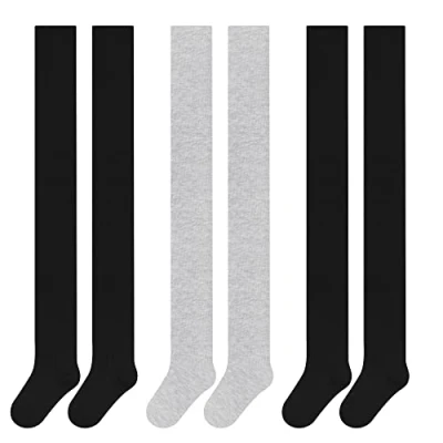 Abbildung von L&amp;K II 3er Pack Kinder Mädchen Jungen Strumpfhose Strickstrumpfhose mehrfarbig 2710B 110 116