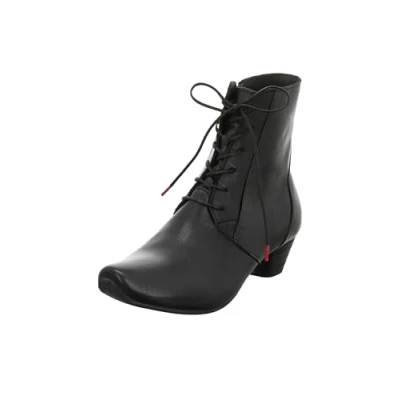 Abbildung von THINK! Damen AIDA chromfrei gegerbte nachhaltige Stiefelette, 0000 SCHWARZ, 39 EU