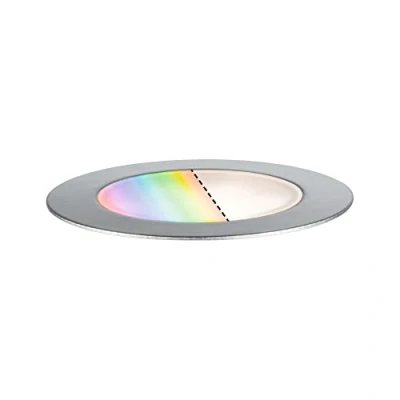 Abbildung von Paulmann 947.51 Plug &amp; Shine LED Bodeneinbauleuchte Floor Einzelleuchte IP67 RGBW 2W Edelstahl