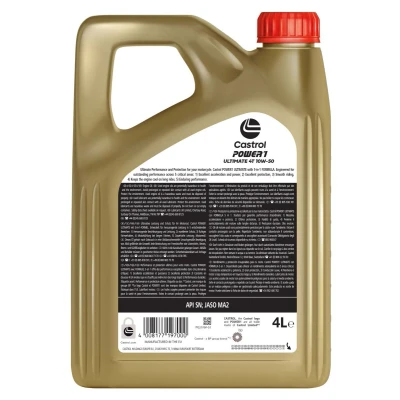 Abbildung von Castrol Power 1 Ultimate 4T 10W 50 4l Motoröl 15FFAD