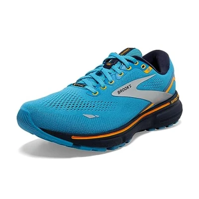 Abbildung von Brooks Ghost 15 GTX Laufschuh Neutral, Herren, Größe: 40, Blue peacoat orange Schuhe