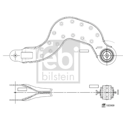 Abbildung von Lenker, Radaufhängung FEBI BILSTEIN 185909