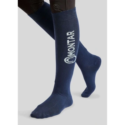Abbildung von Montar Socken mit Logo Navy 35 39