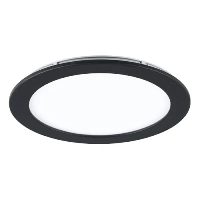 Abbildung von Eglo 900107 LED Einbauleuchte FUEVA Z schwarz H:2.6 Ø:16.5cm rund IP20/44 dimmbar 2700 6500K mit Connect Funktion