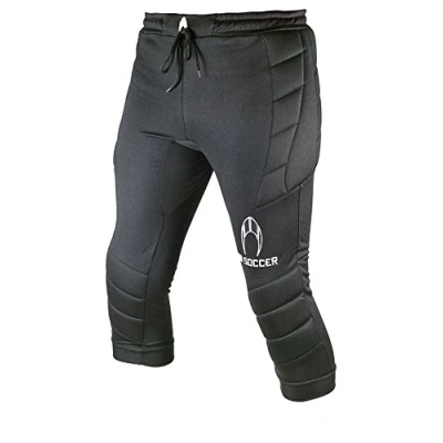 Abbildung von Ho soccer Torwart 3/4 Hose Logo, Unisex Erwachsene S Schwarz