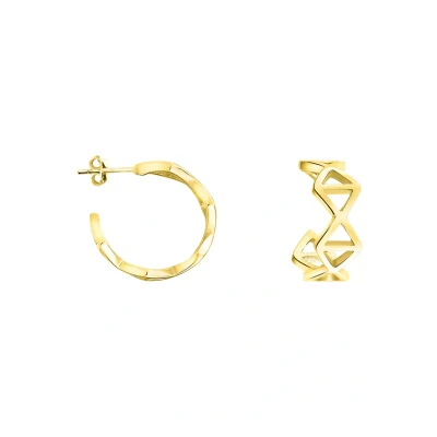 Abbildung von Sofia Milani GRID Ohrringe goldcoloured, Damen, Größe: One Size, Gold coloured