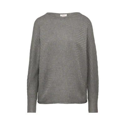Abbildung von s.Oliver Strickpullover, Damen, Größe: 34, Graphit