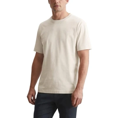 Abbildung von Marc O&#039;Polo Short Sleeve LOGO Crewneck Tshirt basic, Herren, Größe: Small, Gray silk