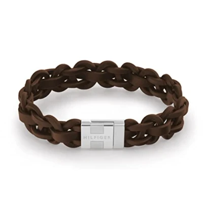 Abbildung von Tommy Hilfiger Jewelry Armband für Herren aus Leder Braun 2790373
