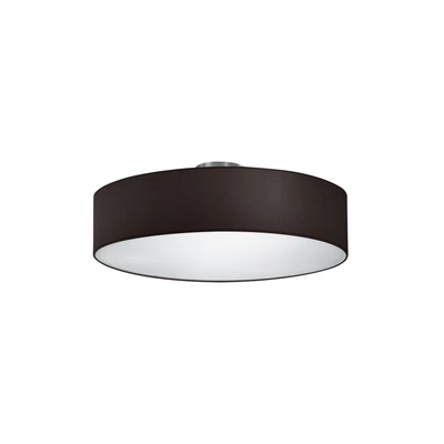 Abbildung von Trio Leuchten Deckenleuchte Hotel 603900302, Stoffschirm Schwarz, exkl. 3x E27 max. 28 Watt