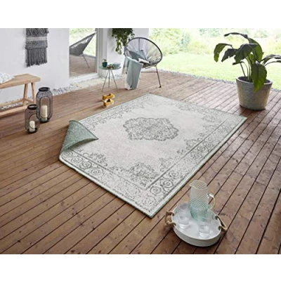 Abbildung von HANSE Home Teppich »CEBU Wendeteppich«, rechteckig, 5 mm Höhe, In &amp; Outdoor, Wetterfest, Balkon, Wohnzimmer, Wasserfest, Orientalisch