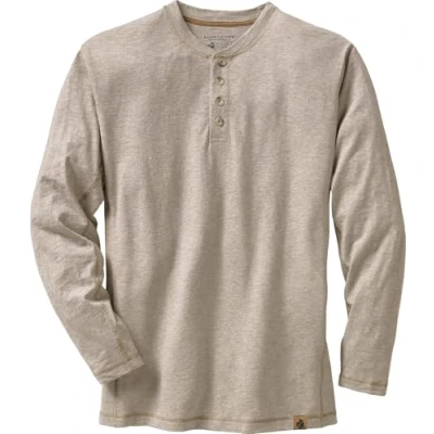 Abbildung von Legendary Whitetails Herren Maverick Slub Henley Shirt, Schwarz, XX Large