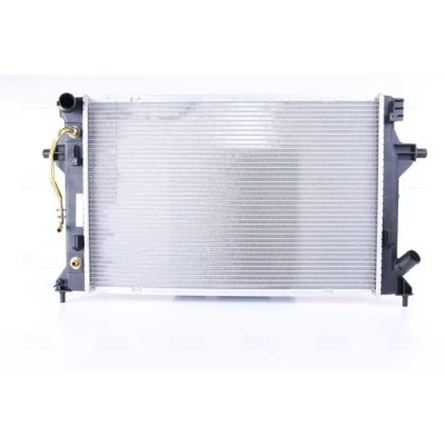 Abbildung von NISSENS 636727 Kühler, Motorkühlung Aluminium 610 398 16 Kühlrippen gelötet