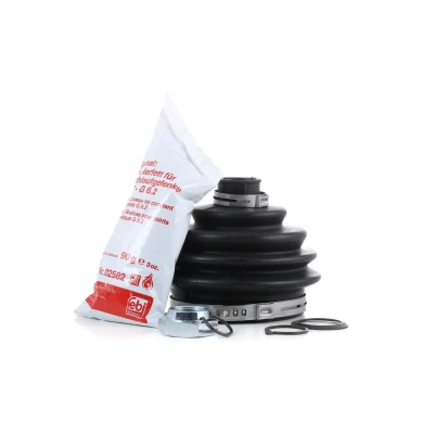 Abbildung von FEBI BILSTEIN 08299 Achsmanschette Gummi VOLKSWAGEN: GOLF 1 Cabriolet, 1, Polo II Hatchback, AUDI: 80 B3, B2