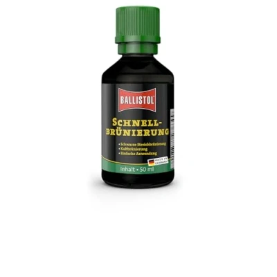 Abbildung von Ballistol Unisex Erwachsene Waffenpflege Klever Schnellbrünierung 23630 Schnellbruenierung 50ml, keine farbe, Einheitsgröße EU