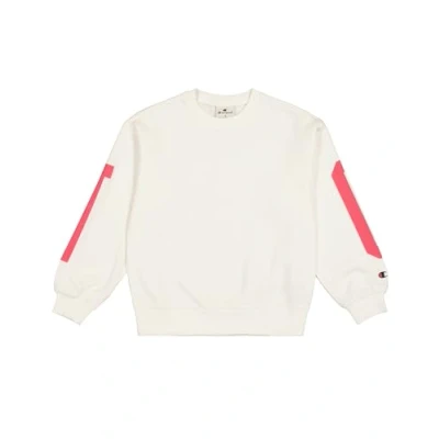 Abbildung von Champion Crewneck Graphic SHOP Sweatshirt für Kinder, Größe: 116/122, Offwhite