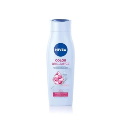 Abbildung von NIVEA Color Brilliance Shampoo, Keratin Shampoo mit Acai Beeren Extrakt für coloriertes Haar, Haarshampoo längeren Farbschutz und natürlichen Glanz (250 ml)