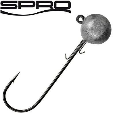 Abbildung von Spro Jighead HD Meereshaken Jigköpfe für Gummifische, Jighaken Gummiköder, Bleikopf zum Meeresangeln, Bleiköpfe Jigs, Größe / Gewicht Packungsinhalt:Gr. 6/0 80g 3 Stück