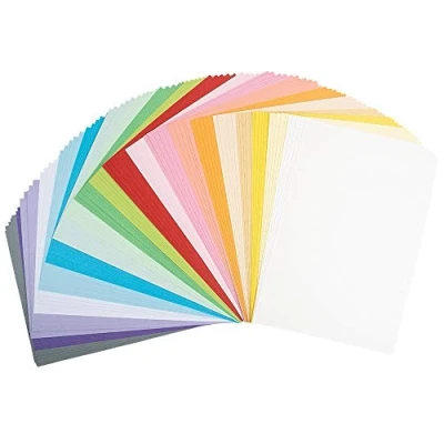 Abbildung von Ideen mit Herz Tonkarton groß DIN A4 stabile Qualität 220g/m² 20 Farben 100 Bogen Bastelpapier, Bastelkarton, Tonpapier, Fotokarton, buntes Papier (Pastell Farben)