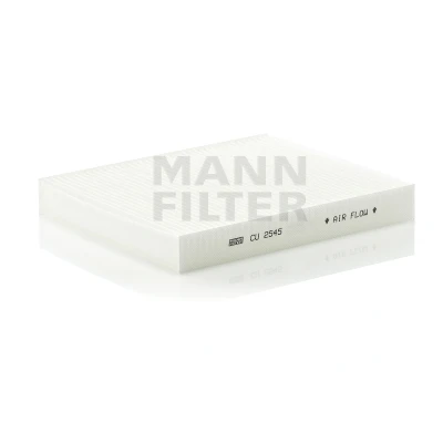 Abbildung von MANN FILTER CU 2545 Innenraumfilter Partikelfilter 252 216 32 SKODA: Fabia 1 Combi, Roomster, 2, SEAT: Ibiza 3, 4, 4 ST