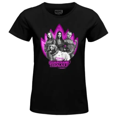 Abbildung von Marvel Damen womarcots040 T Shirt, Schwarz, Large