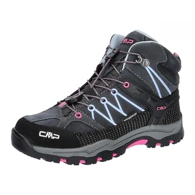 Abbildung von CMP KIDS Rigel MID Trekking Shoes WP Unisex Hikingschuh für Kinder, Größe: 30, Titanio/skyway Leder und textil