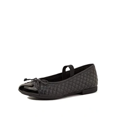 Abbildung von Geox Mädchen Jr Plie&#039; B Ballerinas, Schwarz, 31 EU