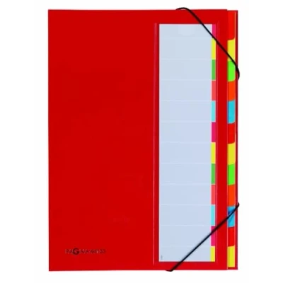 Abbildung von Pagna Deskorganizer Premium (Sammelmappe, 12 Fächer ) rot