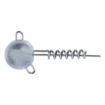 Abbildung von Balzer Shirasu Screw Jig Schraub Jigköpfe für Gummifische, Schraubköpfe Gummiköder &amp; Jigs, Bleiköpfe Softbaits, Spiralköpfe, Gewicht/Inhalt:20g 4 Stück