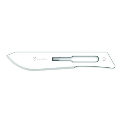 Abbildung von GIMA Sterile Einwegklinge, aus Edelstahl, Nr. 10, 100er Pack, 27020