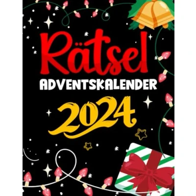 Abbildung von adventskalender 2024 Rätsel : Der Weihnachtskalender mit 72 Rätseln in großer Schrift für Erwachsene &amp; Rentner, Sudoku, Wortsuche, Logikaufgaben