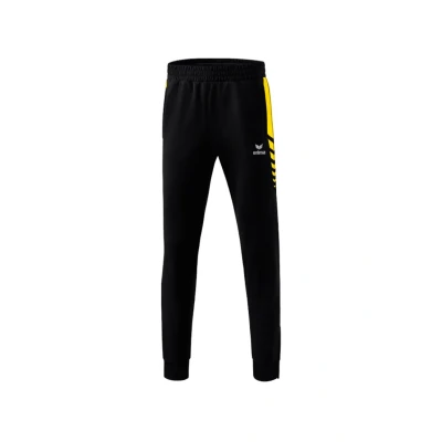 Abbildung von Erima Herren Six Wings funktionelle Trainingshose, schwarz/gelb, S