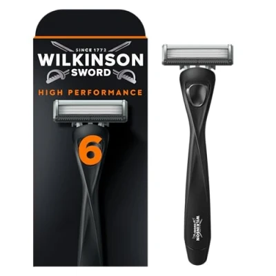 Abbildung von Wilkinson Sword 6 Rasierer für Männer, diamantbeschichtete Klingen, Rasierer, 1 Klinge