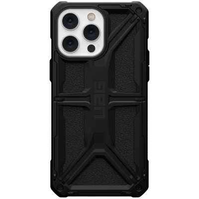 Abbildung von Apple iPhone 14 Pro Max Hülle Kunststoff UAG Hard Case/Backcover Handyhülle Schwarz Shockproof/Stoßfest