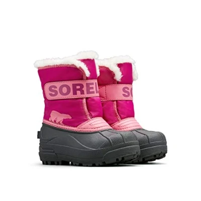 Abbildung von Sorel KIDS SNOW COMMANDER Schneestiefel für Unisex Baby, Rot (Tropic Pink X Deep Blush) Children, 31 EURot Tropic Blush Children